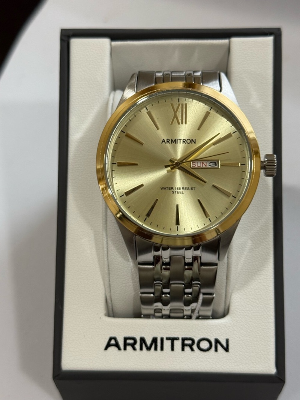 Armitron Two-Tone Gold and Silver Dress Watch
